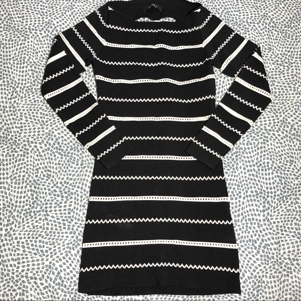 Akira Stripe Bandage Dress